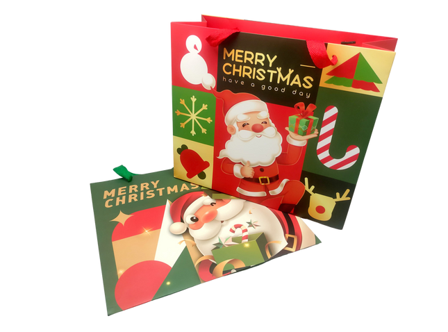 Cute Christmas Paper Bag Seasonal One Dollar Only