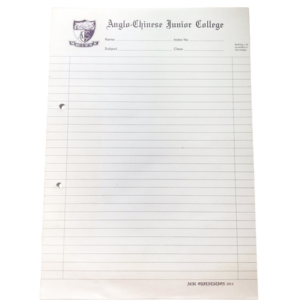 Customised Writing Pad (Preorder) One Dollar Only