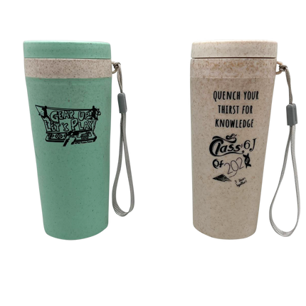 Double Walled Wheat Fibre Bottle Drinkware One Dollar Only