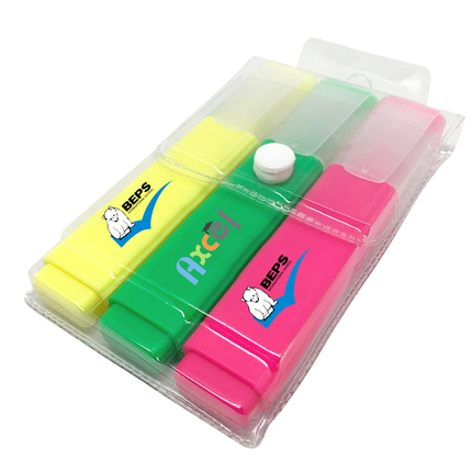 Set of 3 Highlighters Everyday Stationery One Dollar Only