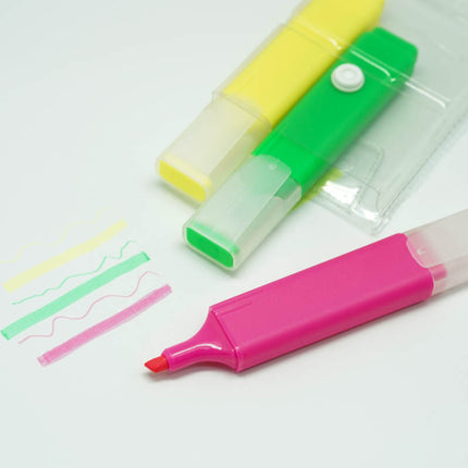 Set of 3 Highlighters Everyday Stationery One Dollar Only