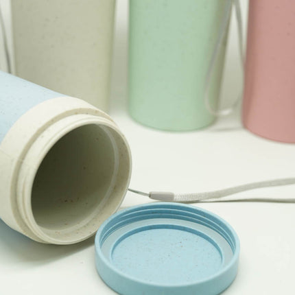 Double Walled Wheat Fibre Bottle Drinkware One Dollar Only