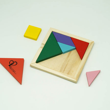 12CM Wooden Tangram Games and Toys One Dollar Only