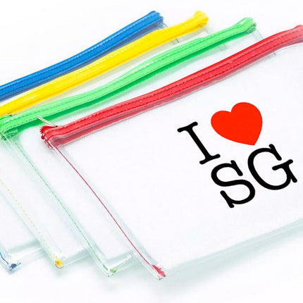 Premium Ultra Thick Transparent Zipper Case A5 Cases One Dollar Only
