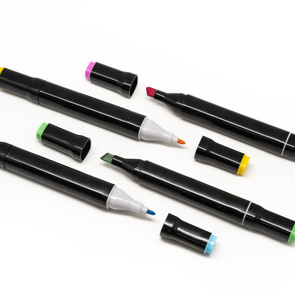 Set Of 4 Dual Tipped Markers Everyday Stationery One Dollar Only