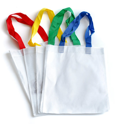 Translucent Mesh Tote Bag With Handle Bags One Dollar Only