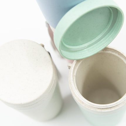 Double Walled Wheat Fibre Bottle Drinkware One Dollar Only