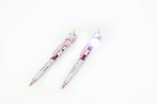 Unicorn Light Up Ballpoint Pen Pens One Dollar Only