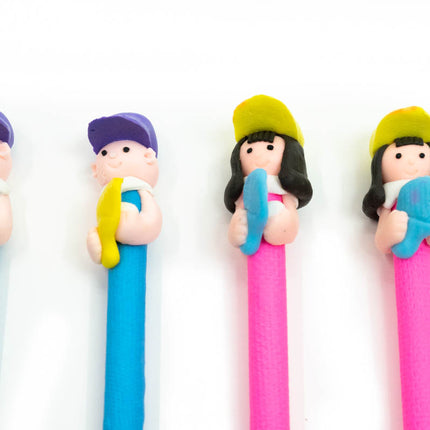 Table Tennis Girl/Boy Design Figurine Pen Pens One Dollar Only