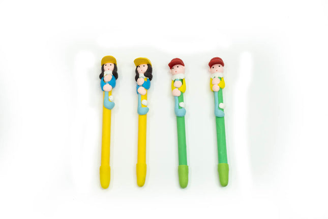 Golf Girl/Boy Design Figurine Pen Pens One Dollar Only