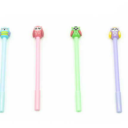 Cute Owl Design Gel Ink Pen Pens One Dollar Only