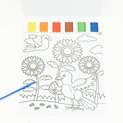 8 Sheet All in One Watercolour Set - NEW Colouring Materials One Dollar Only