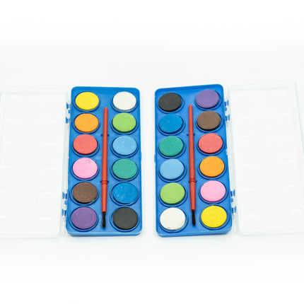 12 Colour Watercolour Palette Colouring Materials One Dollar Only