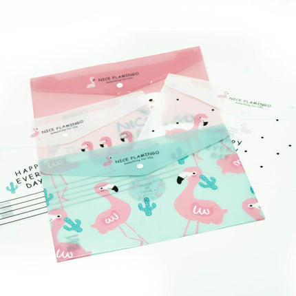 Flamingo Design PP Button File (Pack of 12pcs) Files and Folders One Dollar Only