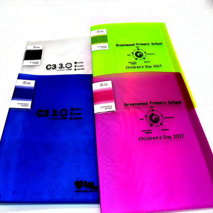 Translucent cover 10 sheet clearholder Files and Folders One Dollar Only