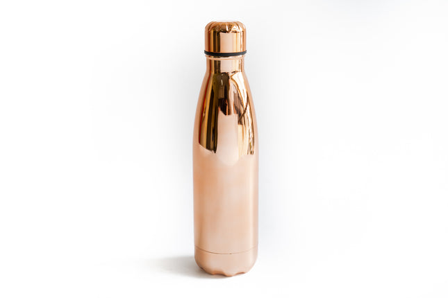 Rose Gold Cola Shaped Vacuum Sports Bottle Drinkware One Dollar Only