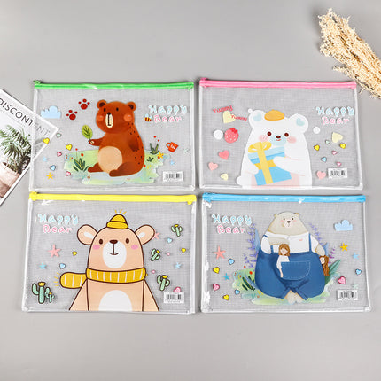 Bear Theme Zipper Case Cases One Dollar Only