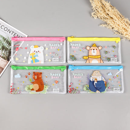 Bear Theme Zipper Case Cases One Dollar Only