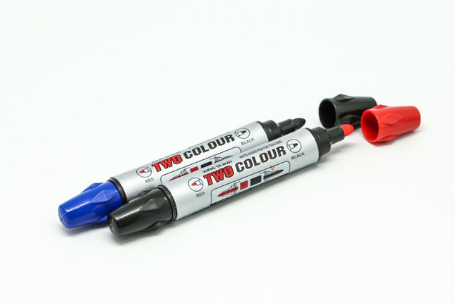 2-pc / 2-Tipped Whiteboard Marker Set Everyday Stationery One Dollar Only
