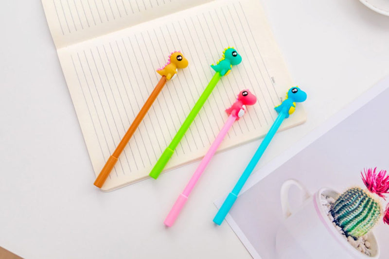 Colorful Little Dinosaur Gel Ink Pen PENS One Dollar Only