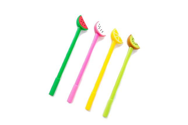Fruit Slice Design Gel Ink Pen Pens One Dollar Only