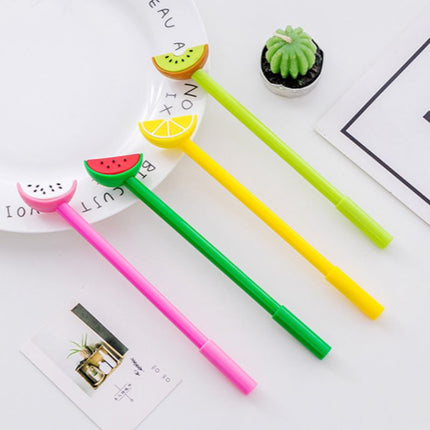 Fruit Slice Design Gel Ink Pen Pens One Dollar Only
