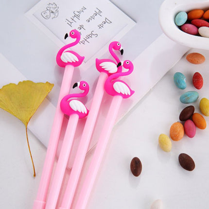 Pink Flamingo Themed Gel Ink Pen Pens One Dollar Only
