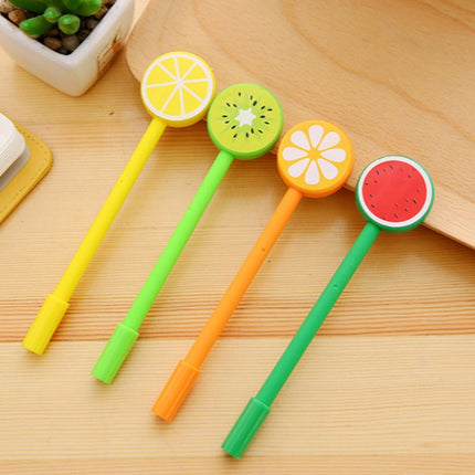 Tropical Fruit Themed Gel Ink Pen Pens One Dollar Only