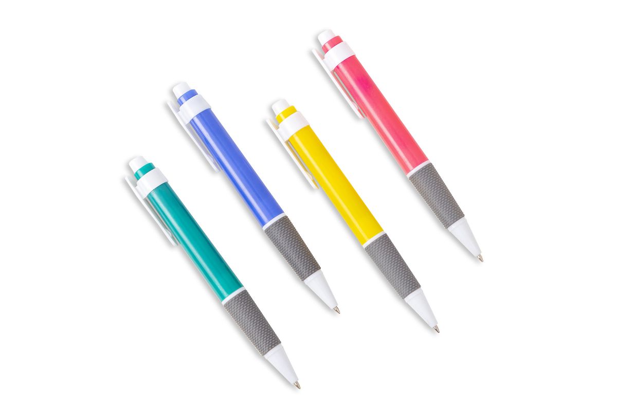 Colorful Shaft Ball Point Pen Pens One Dollar Only
