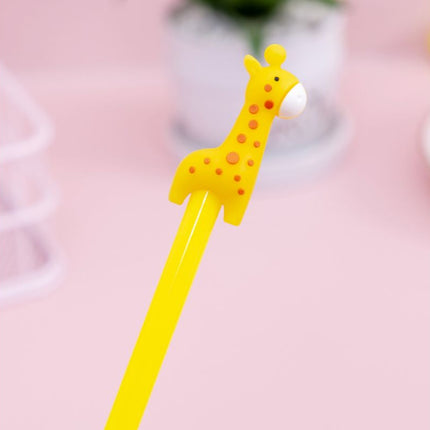 Cartoon Safari Animal Design Gel Ink Pen Pens One Dollar Only