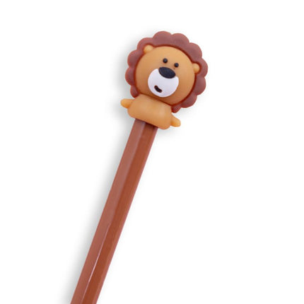 Cartoon Safari Animal Design Gel Ink Pen Pens One Dollar Only