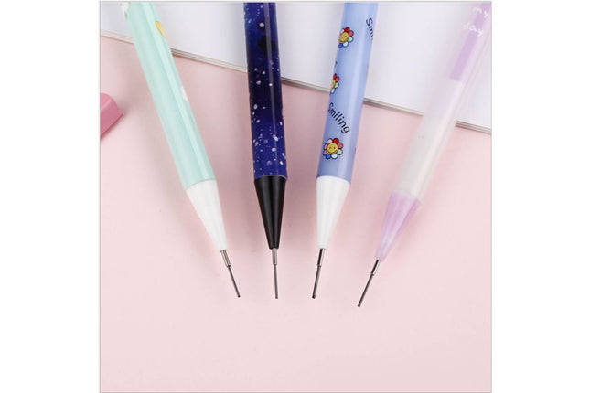 Pastel Flowers Theme Mechanical Pencil Pencils One Dollar Only