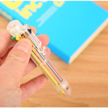 Transparent 8-Colour Pen Pens One Dollar Only
