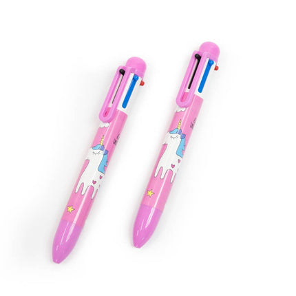 Unicorn Design Multi-Colour Clicker Pen Pens One Dollar Only