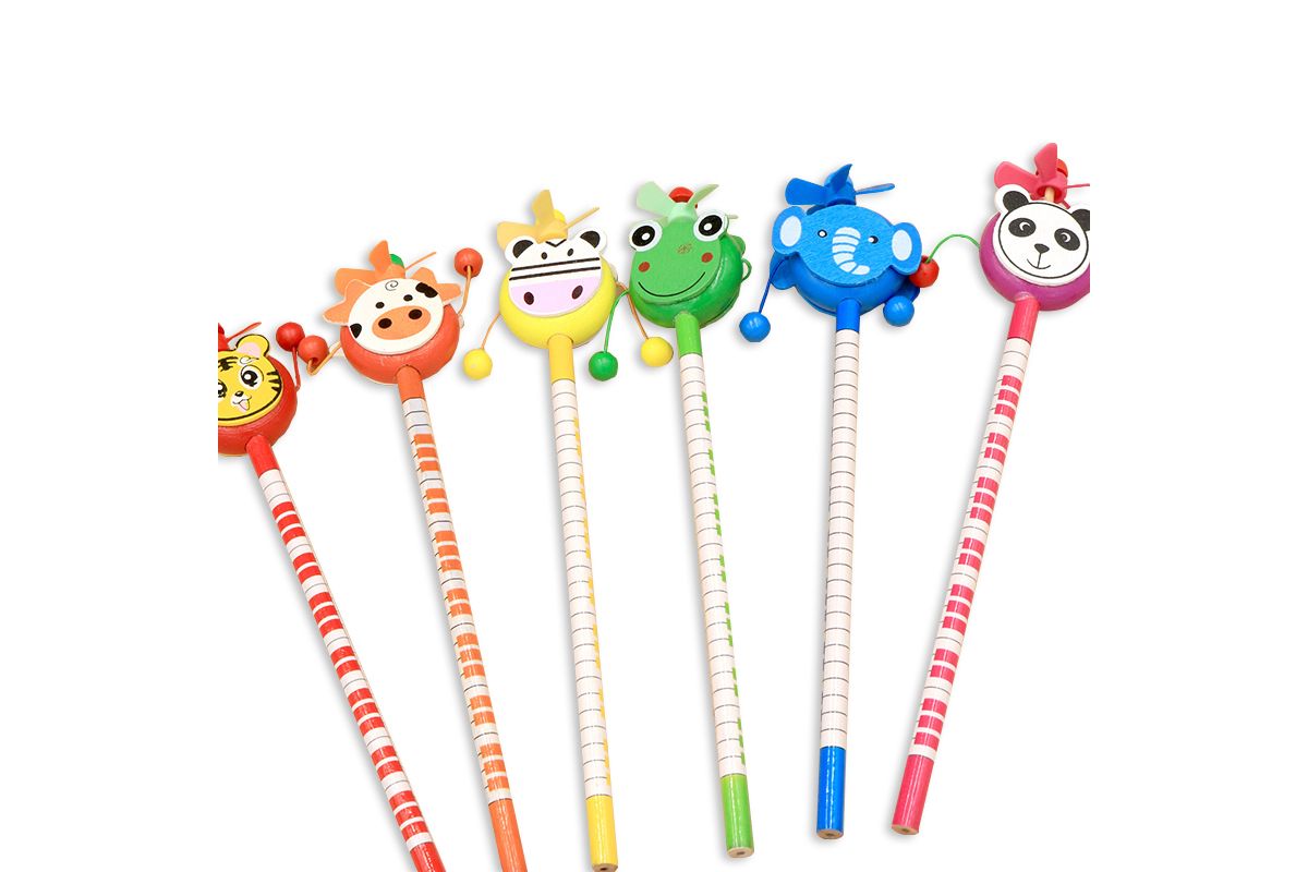 Rattle Toy Animal Theme Pencil Pencils One Dollar Only