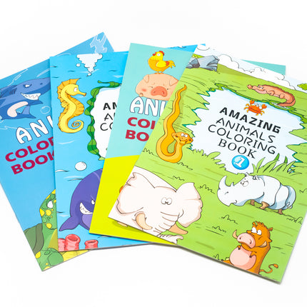Amazing Animals Colouring Book Colouring Materials One Dollar Only