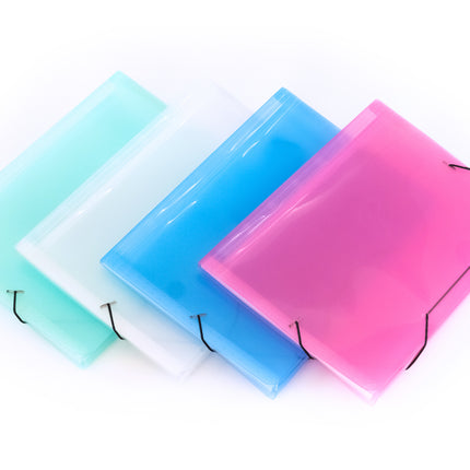 6 Compartment Translucent Accordian File Files and Folders One Dollar Only