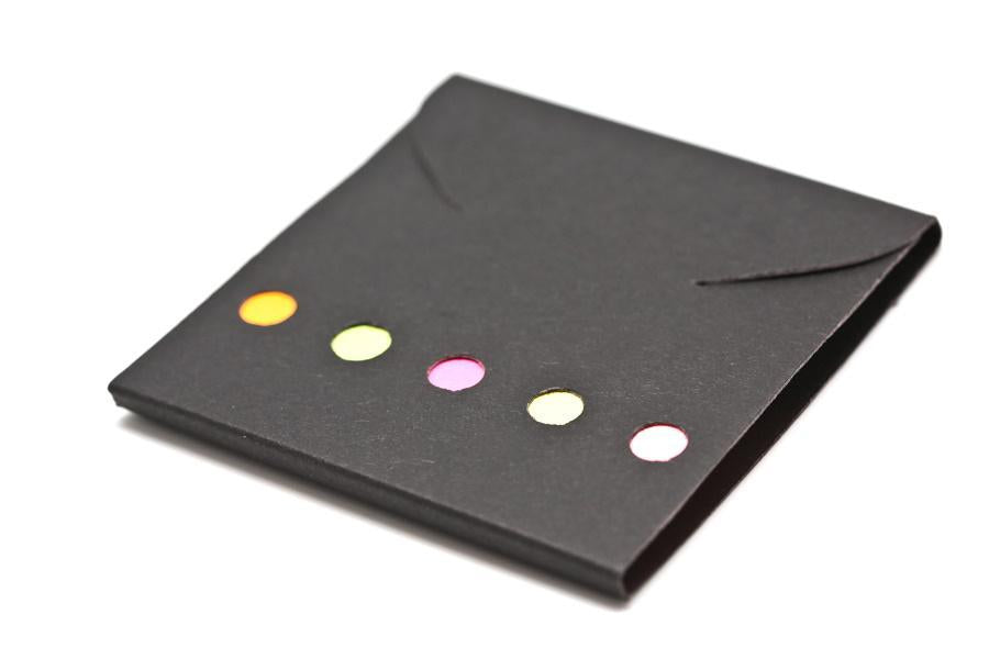 Post It Tabs + Pad, Paper (Black Cover) Post-it One Dollar Only