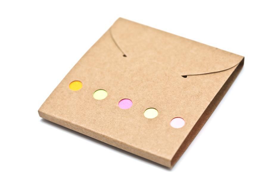 Post It Tabs + Pad, Paper (Brown Cover) Post-it One Dollar Only