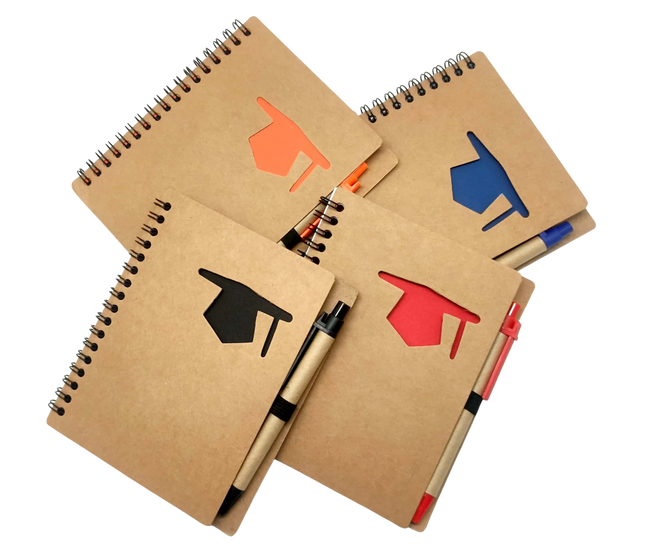 Graduation Design Notebook with Pen Notebooks One Dollar Only