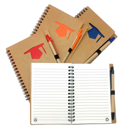 Graduation Design Notebook with Pen Notebooks One Dollar Only