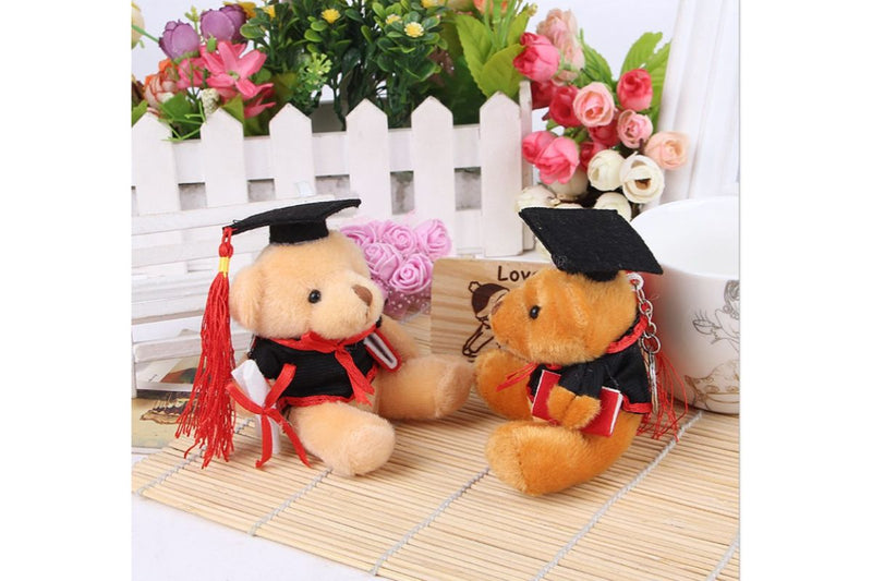 Graduation Bear with Hat Keychain Gift Ideas and Novelties One Dollar Only