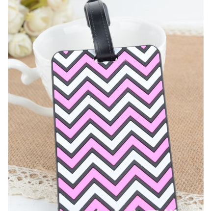 Geometric Pattern Chevron Luggage Tag Key Chains One Dollar Only