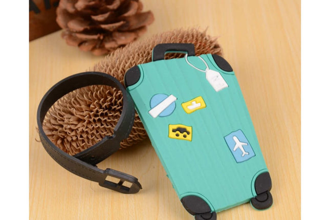 Cute Travel Suitcase Theme Luggage Tag Key Chains One Dollar Only