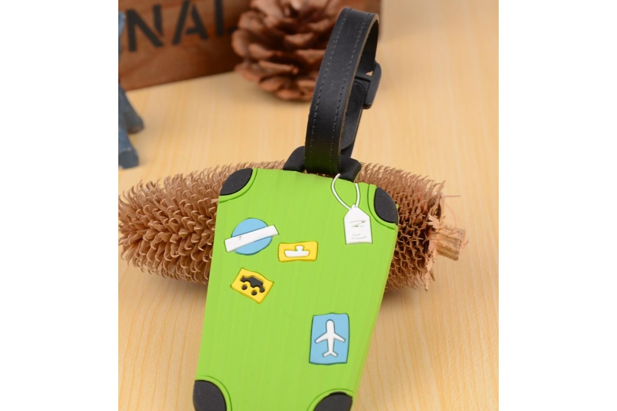 Cute Travel Suitcase Theme Luggage Tag Key Chains One Dollar Only