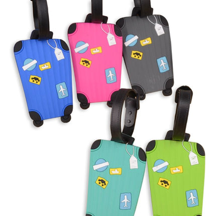 Cute Travel Suitcase Theme Luggage Tag Key Chains One Dollar Only