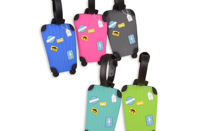 Cute Travel Suitcase Theme Luggage Tag Key Chains One Dollar Only