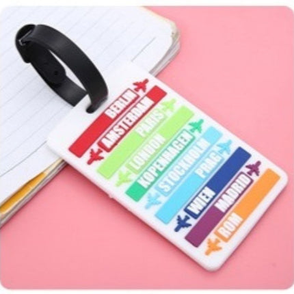 Travel Destination Places Theme Luggage Tag Key Chains One Dollar Only