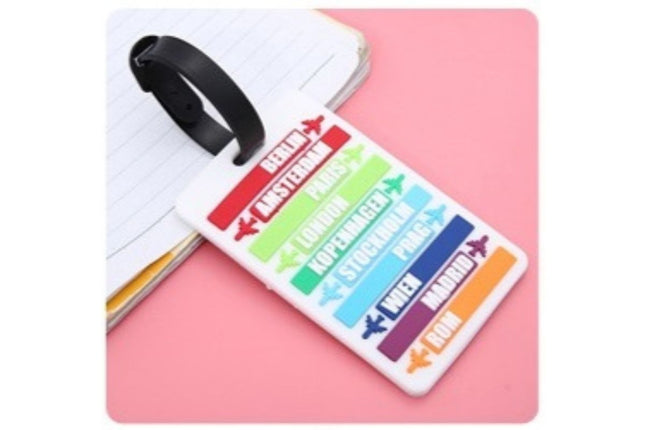 Travel Destination Places Theme Luggage Tag Key Chains One Dollar Only