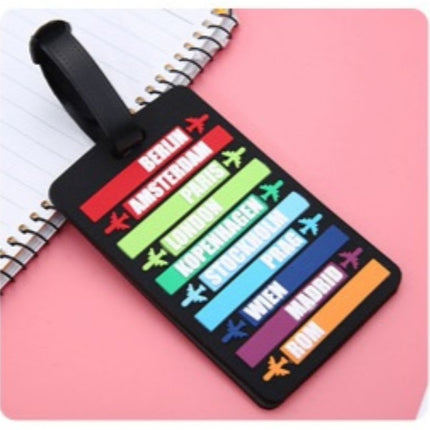 Travel Destination Places Theme Luggage Tag Key Chains One Dollar Only